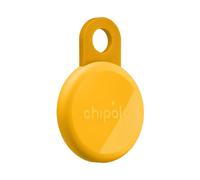 Chipolo LOOP - Rechargeable Bluetooth Tracker for Key and Pocket Location, Compatible with Apple or Google, Call Your Phone & Out of Range Alerts for Android (Honey)