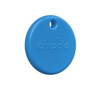 Chipolo POP Tracker Tag - Colorful, Compatible, Loud Bluetooth Tracker with Call Your Phone & Out of Range Alert, Works with Apple Find My or Google's Find My Device (Blue)