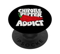 Chipotle Pepper Minimalist Badge Patch PopSockets Adhesive PopGrip