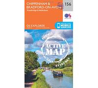 Chippenham & Bradford-on-Avon Map | Weatherproof | Trowbridge & Melksham | Ordnance Survey | OS Explorer Active Map 156 | England | Walks | Hiking | Maps | Adventure