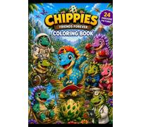 Chippies: Friends Forever - A Cute Dinosaur Coloring Book