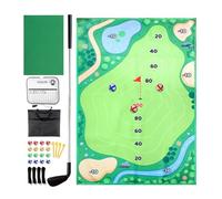 Chipping Game - Adhesive Portable Large Format Folding Swing Trainer - Exercise Mat Golf Training Equipment for the Garden, Yard, Patio, Lawn, Meadow, and Park