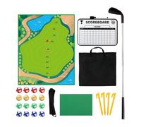 Chipping Game - Kids Golf Putting Practice Mat - Interactive Training Equipment with Club Putting Green Sticky Practice Mat for Holidays Indoor Backyard