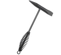 Chipping Slag Hammer - Shock Absorbing Striking Tool, Anti-Vibration Cleaning Hammer | Flat and Head for Removal of Debris Welding, Comfortable Grip with Maintenance Stand