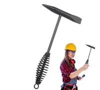Chipping Slag Hammer - Welding Tool 500g Remover, Steel Tapping Hammer | Coil Spring Handle Shock Reduction Secure Grip Efficiency Improvement Solution, Heavy Steel Head Cleaning System Reliabl