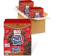 CHIPS AHOY! Big Chewy Chocolate Chip Cookies, Chocolatey Brownie, 14 Snack Packs (1 Cookie Per Pack)