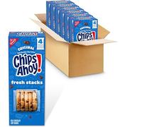 CHIPS AHOY! Fresh Stacks Original Chocolate Chip Cookies, Bulk Travel Snacks, 6 Boxes (24 Multi Snack Packs)