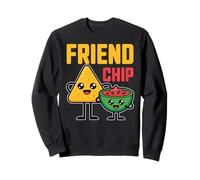 Chips and Salsa Kawaii Anime Funny Friend-Chip Sweatshirt