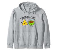 Chips and Salsa Kawaii Anime Funny Friend-Chip Zip Hoodie