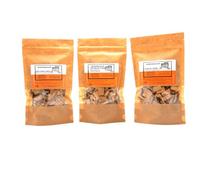 Chips Made from Barrels 3 Pack - US Distillery, UK Distillery & Cognac Barrel - Oak Chips for Alcohol Aging - 3 x 100g