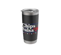 Chips Salsa 2024 Vote Voting Voter US Election Apparel Stainless Steel Insulated Tumbler