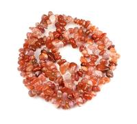 Chips Stone Beads Irregular Gravel Beads Natural Stone Malachite Gem Bead for Jewelry Making DIY Necklace Bracelet 16inches(Color-06,5pcs(Approx.32IN))