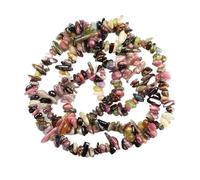 Chips Stone Beads Irregular Gravel Beads Natural Stone Malachite Gem Bead for Jewelry Making DIY Necklace Bracelet 16inches(Color6,10pcs(Approx.16IN))