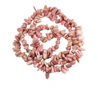 Chips Stone Beads Irregular Gravel Beads Natural Stone Malachite Gem Bead for Jewelry Making DIY Necklace Bracelet 16inches(Color27,1pc(Approx.16IN))