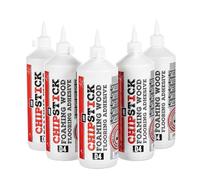 Chipstick D4 PU Foaming Flooring Glue 1kg | High-Strength Expanding Wood Adhesive for Chipboard Floors & Stairs | Pack of 5 Bottles