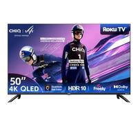 CHiQ 50 Inch 4K UHD QLED Freely Smart Roku TV | HDR10 & HLG, Dolby Audio, Works with Alexa & Google Assistant, Apple AirPlay, HDMI 2.1