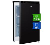 CHiQ CSD90D4DU Upright Freezer 85L, Single Door, Reversible, Undercounter, Black