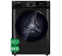 CHiQ JKW85882HB Washer Dryer, 8kg/5kg, 1400 Spin, Black, A