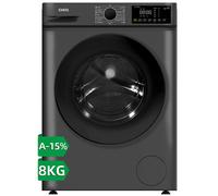 CHiQ JKW85883G 8kg 1400 Spin Freestanding Washing Machine - Dark Graphite Grey