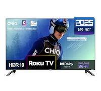 CHiQ U50QM9K 50 inch Smart QLED Roku TV, 4k UHD, HDR10 HLG, Dolby Audio, Works with Alexa, DVB-T/T2, Support Apple Air-Play, Google Assistant, Prime Video, HDMI2.1, USB2.0