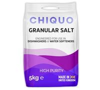 Chiquo Granular Salt 5kg - Engineered for Use in Dishwashers & Water Softeners - High Purity - Prevents Limescale, Extends Machine Life - Resealable Packaging