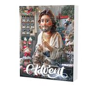 Chiristmas Exclusive 2024 Advent Calendar: 24 Day Countdown Christmas Vacation Hanging Ornaments Kitchen Timer Digital (A, One Size)