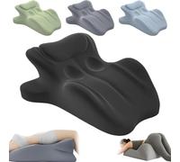 Chiro Monk Couple Pillow, Sweet Surrender Couples Pillow, Butt Cushion for Couple, 2025 New Intimacy Pillowm, Multi Position Comfort Memory Foam Wedge Pillows, Recovers After Impact, for All(Black)