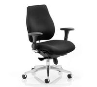 chiro plus ergo office chair in black with arms