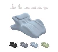 ChiroMonk Couple Pillow, 27 Degree Couples Pillow for Intimacy, Memory Foam Wedge Cushion for Intimacy Support & Back, Rebound Couples Pillows for All Postures (Blue)