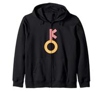 Chiron - Planetoid Astrological Astrology Zodiac Zip Hoodie