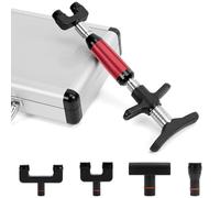 Chiropractic Adjusting Tool, 50-300N Adjustments Manual Spine Chiropractic Correction Tool, Professional Massage Equipment for Face and Spine, Chiropractor Tool Relief Neck Back Pain (4 Massage Head)