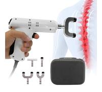 Chiropractic Adjusting Tool, Electric Chiropractic Adjustin Gun with 4 Heads & 3 Level Speed, Spine Activator Massager for Improve Joint Pain