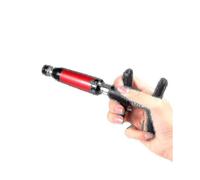 Chiropractic Adjustment Massage Gun Spine Activator 6 Levels 4 Heads(,red)