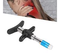 Chiropractic Adjustment Tool, 10 Levels Portable Chiropractic Adjustment Tool Scoliosis Adjuster Spine Activator Manual Single Head Spine Massager for Muscle Relaxation(Blue)