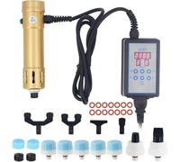 Chiropractic Adjustment Tool, Shockwave Therapy Spine Massager with 11 Massage Heads, 9 Levels Frequency & 20-180MJ Energy, Improve Sub-Health, for Muscle Relaxation