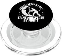 Chiropractor By Day Spine Whisperer By Night Chiropractic PopSockets PopGrip for MagSafe