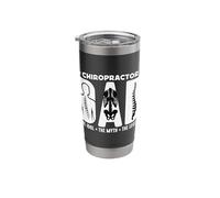 Chiropractor Dad The Idol Physical Therapist Chiropractor Stainless Steel Insulated Tumbler
