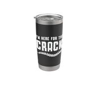 Chiropractor I'm Here for The Crack Therapy Chiropractic Stainless Steel Insulated Tumbler