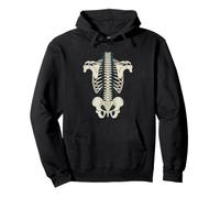 Chiropractor Vintage Anatomy Spine Diagram Retro Medical Pullover Hoodie