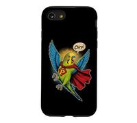 Chirp! Colorful Super Parakeet with Cape and Wings Case for iPhone SE (2020) / 7/8