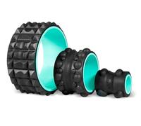 Chirp Wheel XR 3P Foam Roller Set - 10” Acupressure, 6” Knot-Kneading Thumb, & 4” Neck & Headache Tension Relief | Foam Roller to Reduce Back & Neck Discomfort, for Physical Therapy & Exercise | Mint