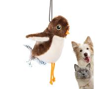 Chirping Bird Cat Toy,Indoor Pet Chasing Toy - Interactive Rechargeable Motion-Activated Bird for Indoor Outdoor Cats, Stimulating Hunting Simulation Exercise