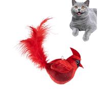 Chirping Bird Cat Toy - Interactive Cat Toy | Catnip Toys, Realistic Colorful, A Fun Durable Cats, Perfect For Keeping Entertained And Helping Them Exercise, Super Soft Texture Flapping Wings