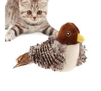 Chirping Bird Cat Toy - Interactive Cat Toy | Simulated Chirping Bird | Simulation Bird Cat Toy | Cat Toys for Indoor Cats | Kitten Cat Toy | Sounds & Flapping Movements for Kitty Exercise