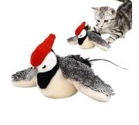 Chirping Bird cat-Toy - Pet Toy, Catnip Interactive Plaything, Simulated Flying Animal Design, Cute Jumping Teaser, Moving Activity | Indoor cat-Supplies, Kitten Entertainment, Funny Play Accessory, H