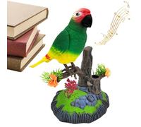 Chirpy Parrot Toy - Electronic Bird, Talking Sound Figure, Realistic Voice Ornament | Interactive Song Toy for Boys Girls Kids Adults Desk Bedroom Display