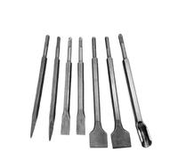 Chisel Bits 7 Pcs Chisel Set Hammer Drill Chisel Set Masonry Concrete Chisel Drill Bits for Tile Masonry Concrete Brick Stone Work