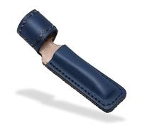 Chisel Edge Guard for Japanese Oire Nomi Chisels - Durable Leather Tip Protector - Hook-and-Loop Blade Cover - Fits 3, 6, 9 mm Blade - Made in Japan