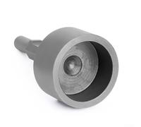 Chisel for PH65A Piling Machine Head, 65mm Round Shank Electric Pick Hammer Tool for Wood Processing, 40Cr Steel with Hardened Treatm