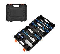 Chisel Sets, with 6 Wood Chisels, 1 Honing Guide, 1 Sharpening Stone, 2 Carpenter Pencils, Wood Carving Chisel Set for Woodworking, Carpentry, Trimming